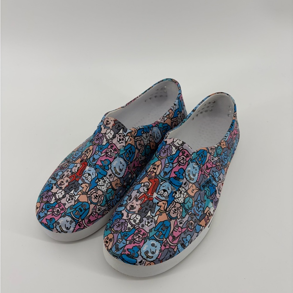Sketchers‎ BOBS Clogs Women Dog Print Sz 7